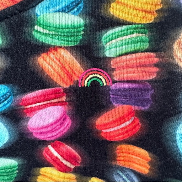 Kids Zara Terez Colorful Macaron Print Kids Sweatshirt 4 - Picture 2 of 5